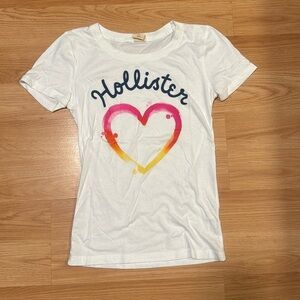 Hollister heart shirt